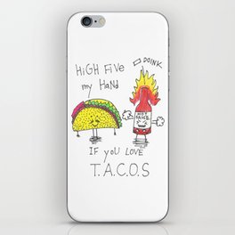 Taco & Hot Sauce iPhone Skin