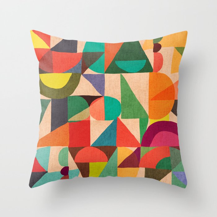 Color Field Throw Pillow