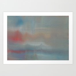 Relfexion No.6 Vague Abstract Fine Art Art Print