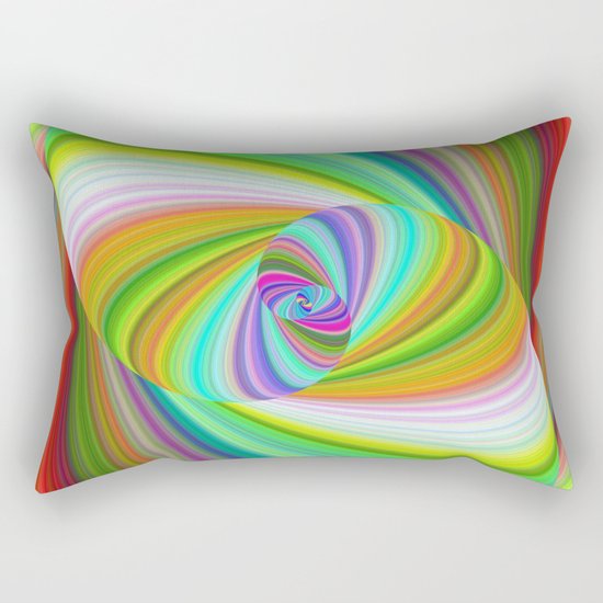 Happy summer ellipse magic Rectangular Pillow