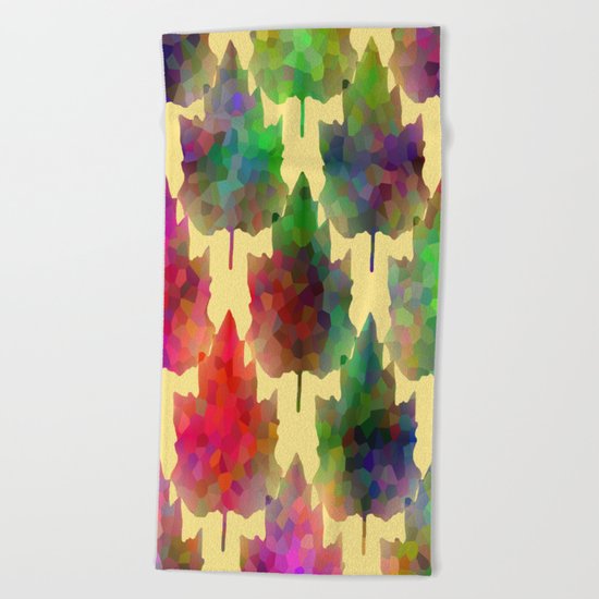 Harvest Colors Beach Towel
