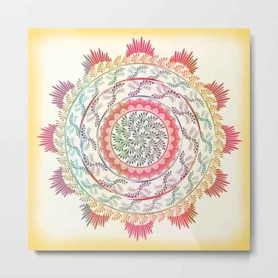 Mandala Metal Print