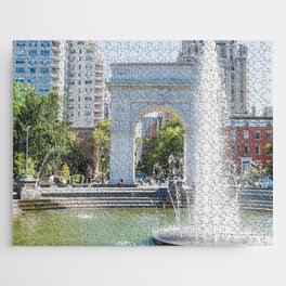 Washington Square Park Morning - NYC Photography Jigsaw Puzzle