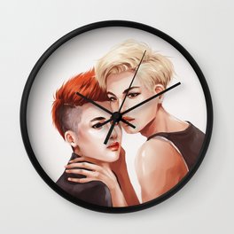 Close Wall Clock | Illustration, People, Digital 