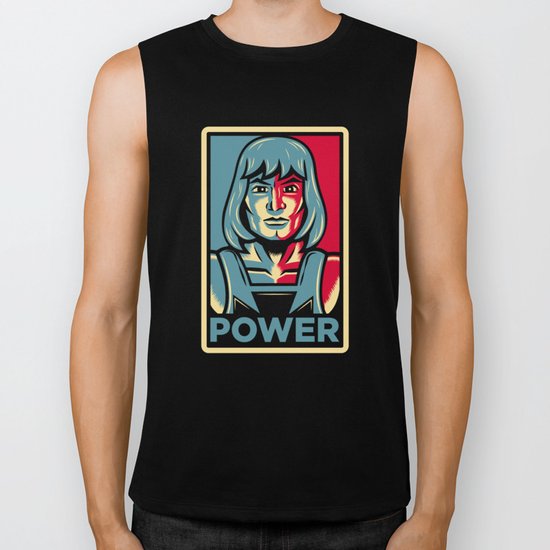 Power....he has it! Biker Tank