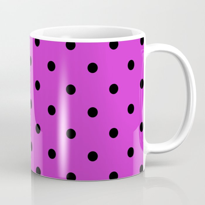 Steel Pink - polka 5 Coffee Mug