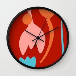After Fauvism II Wall Clock