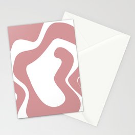 Rose abstract Stationery Card
