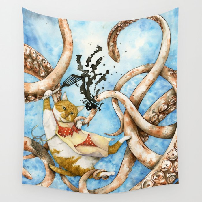 Calamari Wall Tapestry
