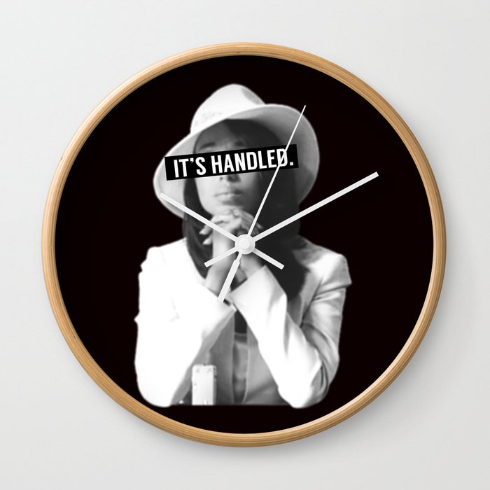Olivia Pope Scandal It's Handled Wall Clock