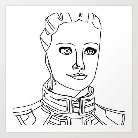 Liara T'soni Art Print
