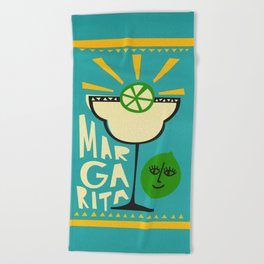 Margarita Cocktail Beach Towel