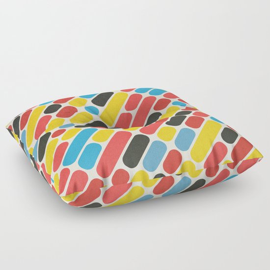Colorful Trend Pattern Floor Pillow by Tobe Fonseca Society6