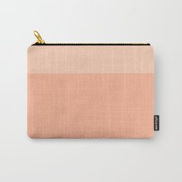 Peachy Color Block Carry-All Pouch