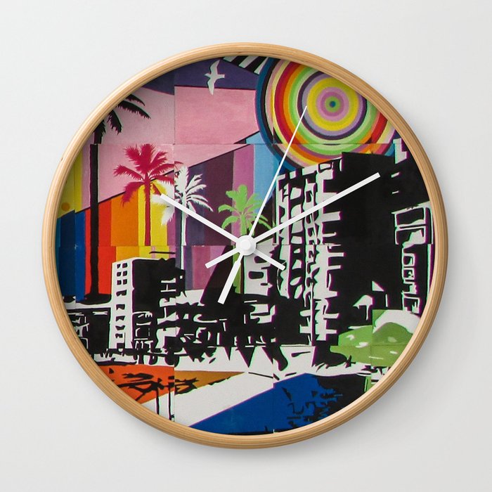 the city 6 Wall Clock