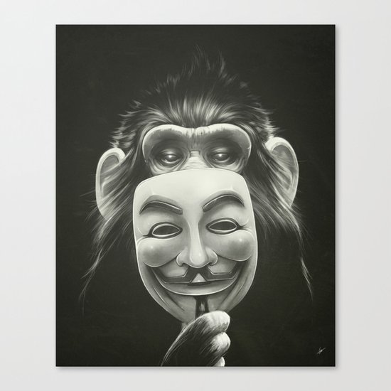 Anonymous Canvas Print