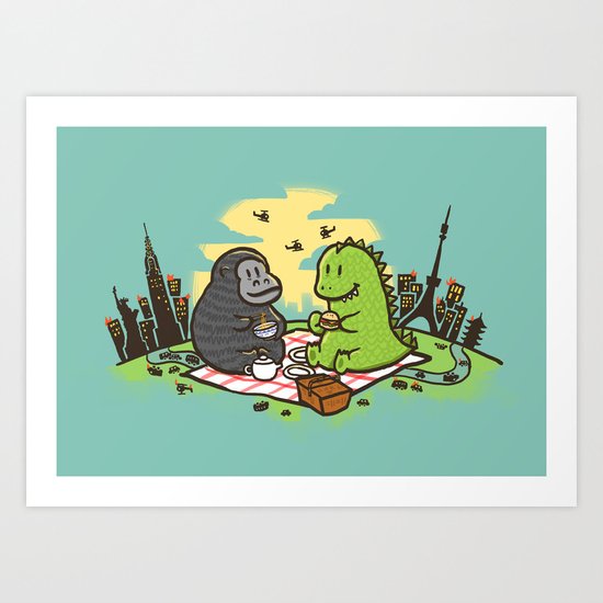 Let's have a break Art Print