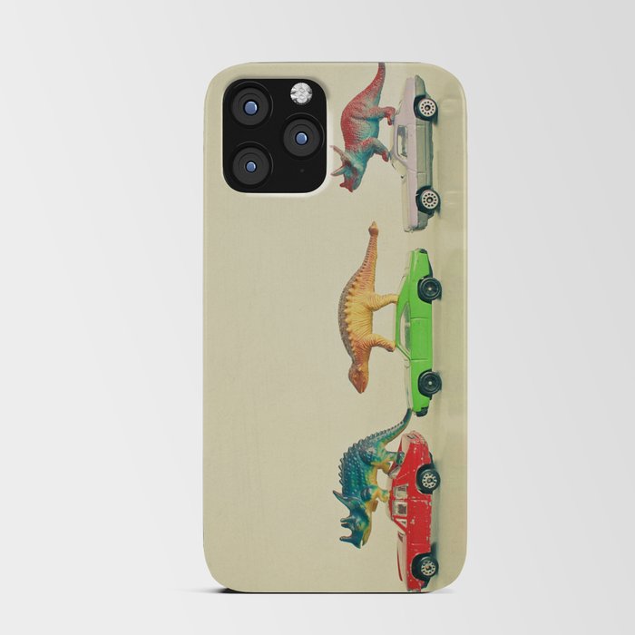Dinosaurs Ride Cars iPhone Card Case