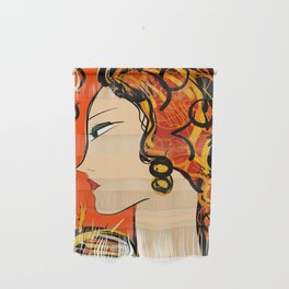 Portrait of a Woman Art Deco  Wall Hanging