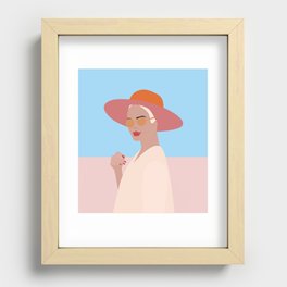Boss Lady #illustration Recessed Framed Print