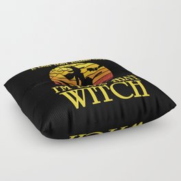 I'm 100% That Witch Halloween Floor Pillow