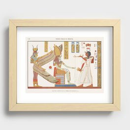 Paintings copied from the tomb of Ramses IV (Maimonides) from Monuments de l'Égypte et de la Nubie ( Recessed Framed Print