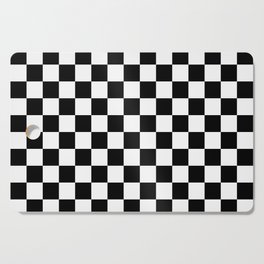chess board, chessboard  black and white pattern Cutting Board