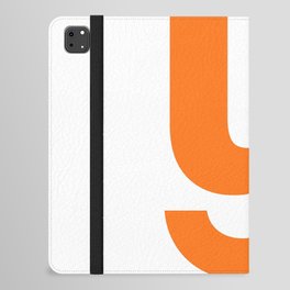 letter Y (Orange & White) iPad Folio Case