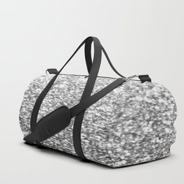 Silver glitter Duffle Bag