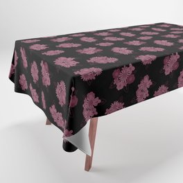Floral Burst \\ Deep Pink Tablecloth