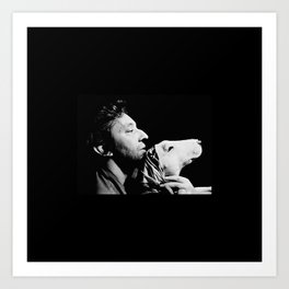 Serge Gainsbourg Art Print