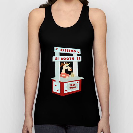 Kissing Booth Unicorn Unisex Tank Top