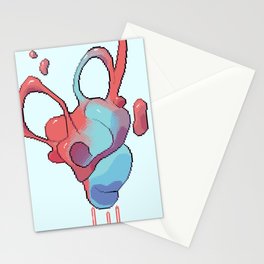 Slime heart Stationery Cards