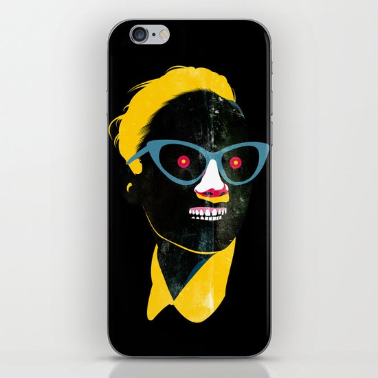 Smile in black iPhone Skin