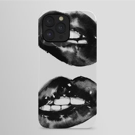 Black Lips iPhone Case