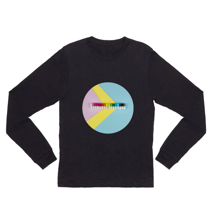 Happy little rainbow pills Long Sleeve T Shirt