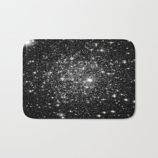 staRs Black & White Bath Mat
