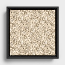 Luxury Soft Gold Pattern Framed Canvas