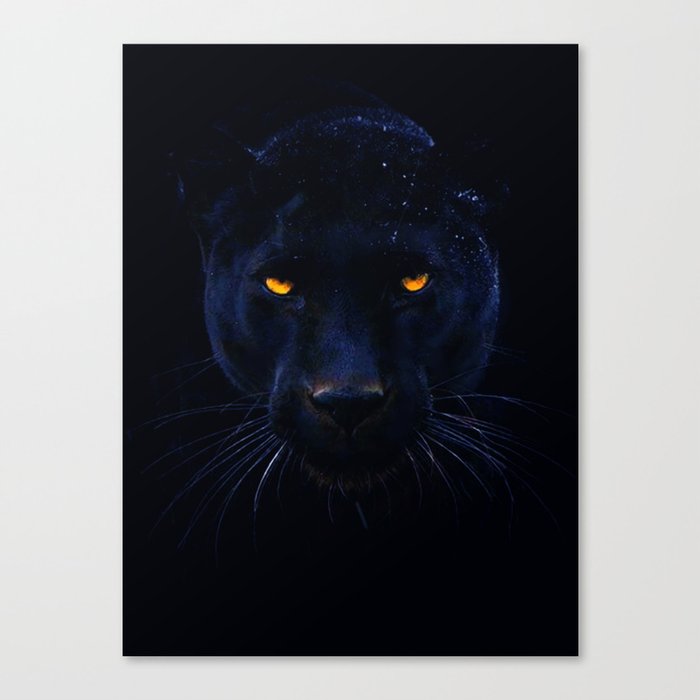 The Black Panther Canvas Print By Therealpaparaw Society6