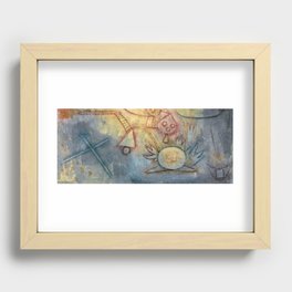 Thistle Picture, 1924 by Paul Klee Recessed Framed Print