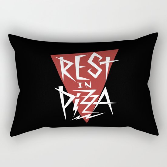 Rest in pizza Rectangular Pillow