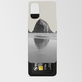 Cannon Beach Haystack Black and White Android Card Case