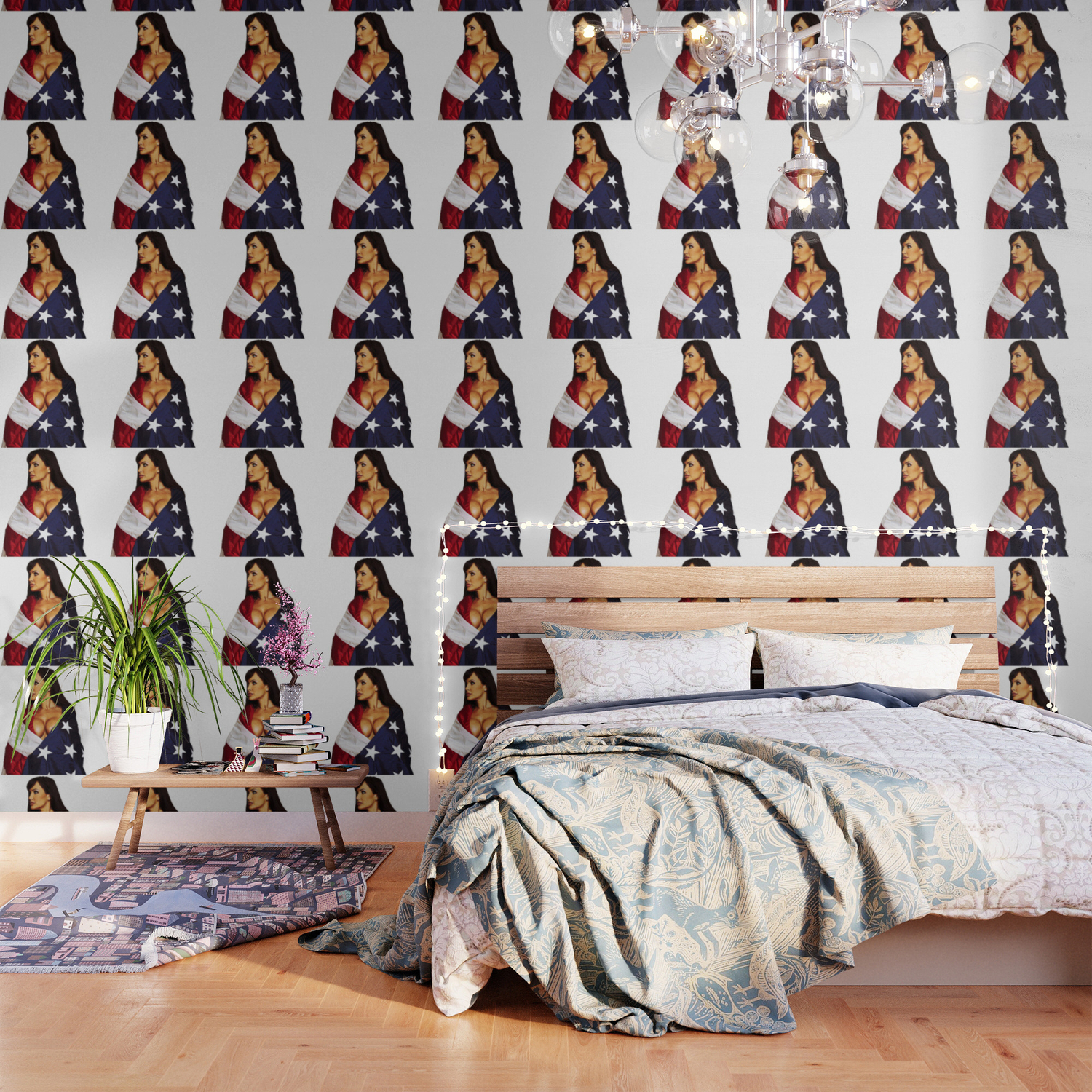 Lisa Ann Flag Wallpaper By Asiansweatshop Society6