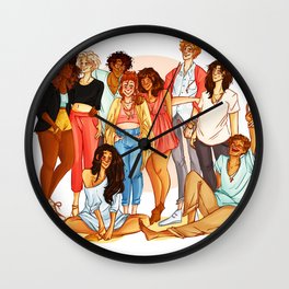 Marauders' Era group picture Wall Clock | Illustration, Digital, People 