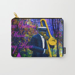 NEW ORLEANS JAZZ TROMBONE LET THE GOOD TIMES ROLL!! Carry-All Pouch
