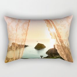 Golden Morning - Landscape Photography Rectangular Pillow