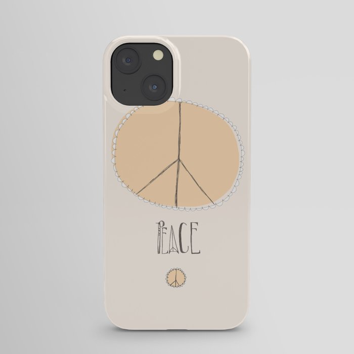 Lovely Little Peace Sign iPhone Case