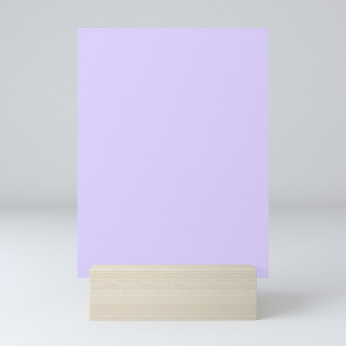 Pale Lavender Solid Color Mini Art Print