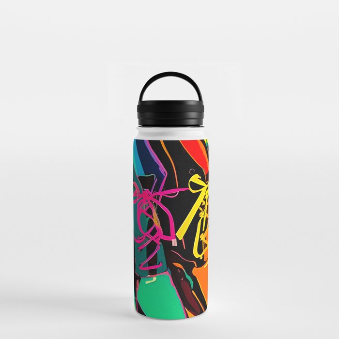 Four Shoes - Pop Art Style Water Bottle