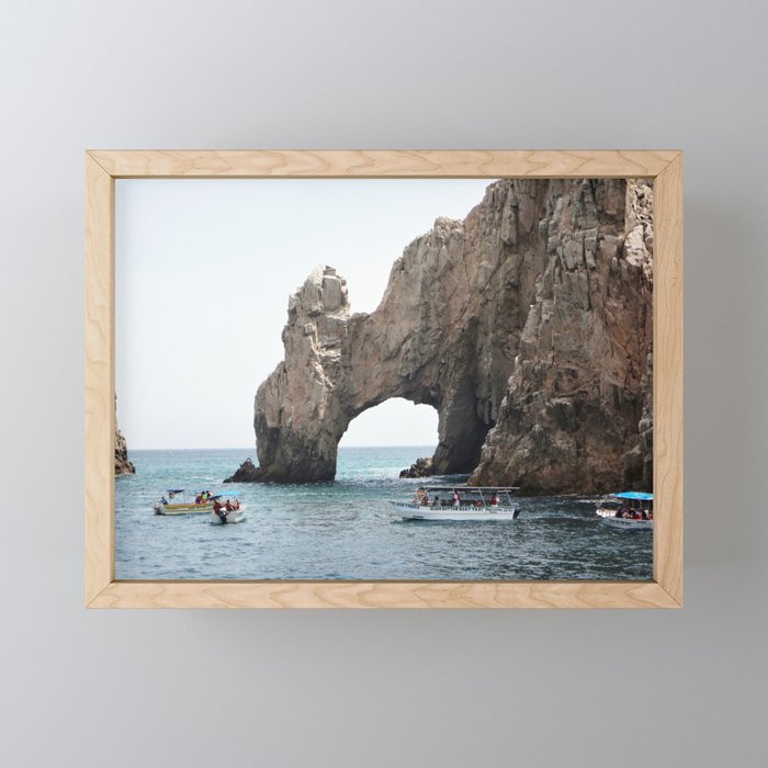 The Arch in Los Cabos Mexico Framed Mini Art Print